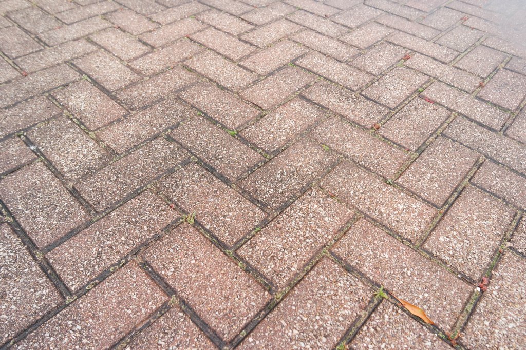 Herringbone brickwork in Alexandria