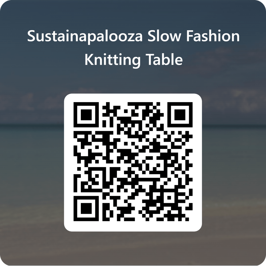QR code for Sustainapalooza Knitting Survey